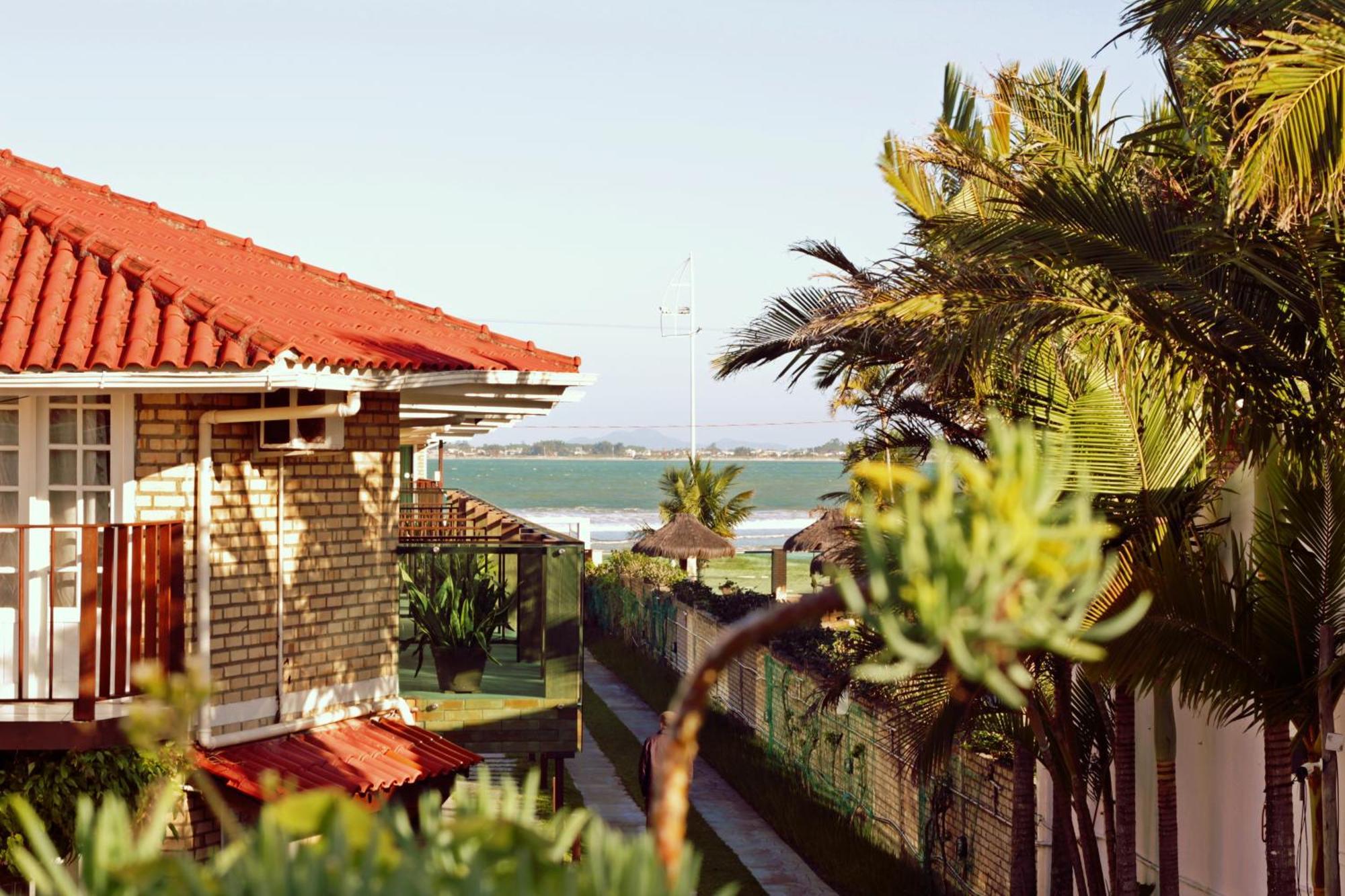 Pousada Recanto Edenico - A Beira Mar Da Praia Ponta Do Papagaio, Palhoca Sc Exterior photo