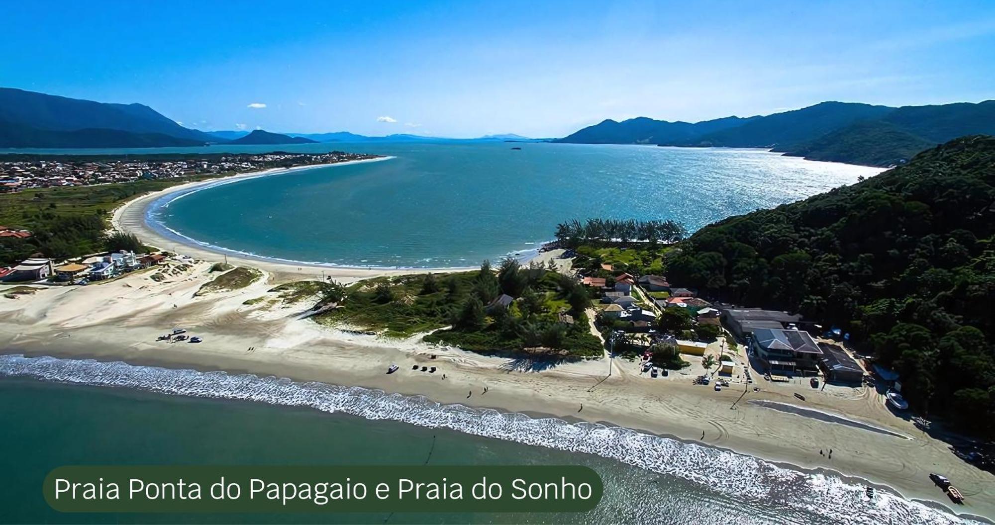 Pousada Recanto Edenico - A Beira Mar Da Praia Ponta Do Papagaio, Palhoca Sc Exterior photo